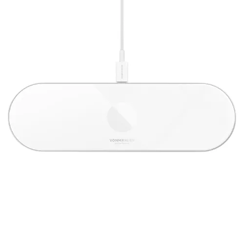 Aura Home - The 3in1 Wireless Charging Station, Valkoinen