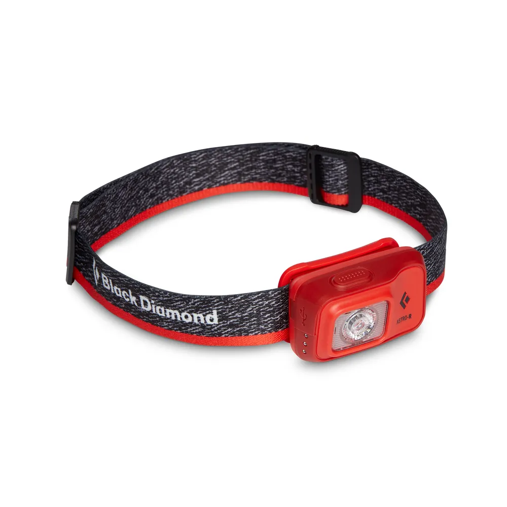 Black Diamond headlamp Astro 300-R, LED light (orange)