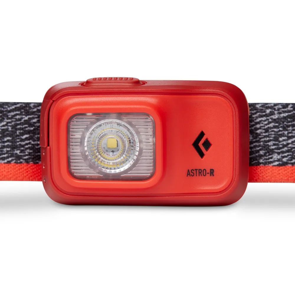 Black Diamond headlamp Astro 300-R, LED light (orange)