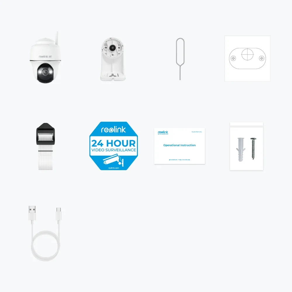 Reolink Argus PT Ultra 4K | 8MP |  PTZ | Wi-Fi | Battery