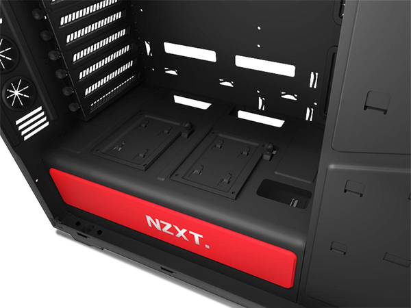 NZXT H440W New Edition Silent Ultra - Matt Black/Red Window Midi Tower