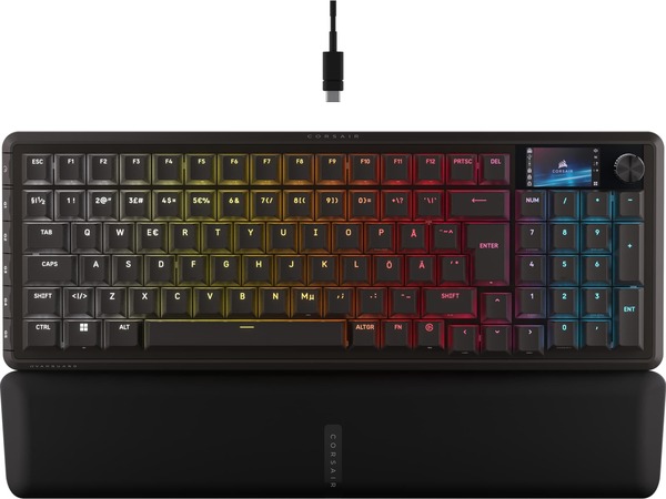 CORSAIR Vanguard Pro 96 -mekaaninen pelinäppäimistö, MGX Hyperdrive Hall Effect, musta