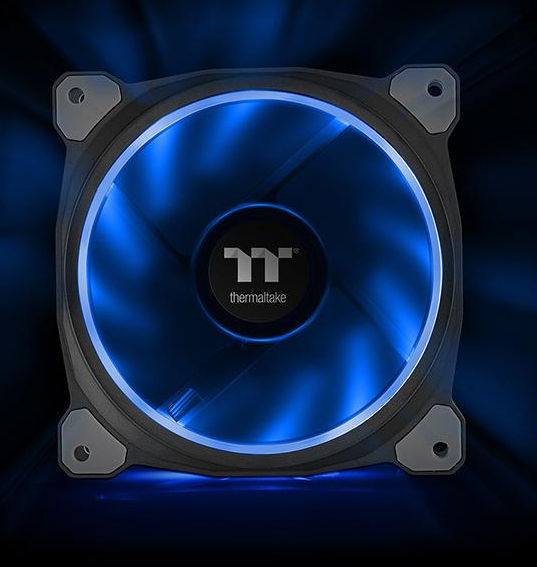 Thermaltake Riing Plus 14, RGB, 140mm - case fan, black, 5pcs