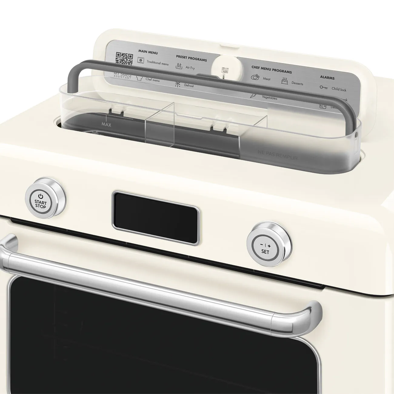 Smeg COF01CREU, 30 l, 1800 W, airfryer, Cream