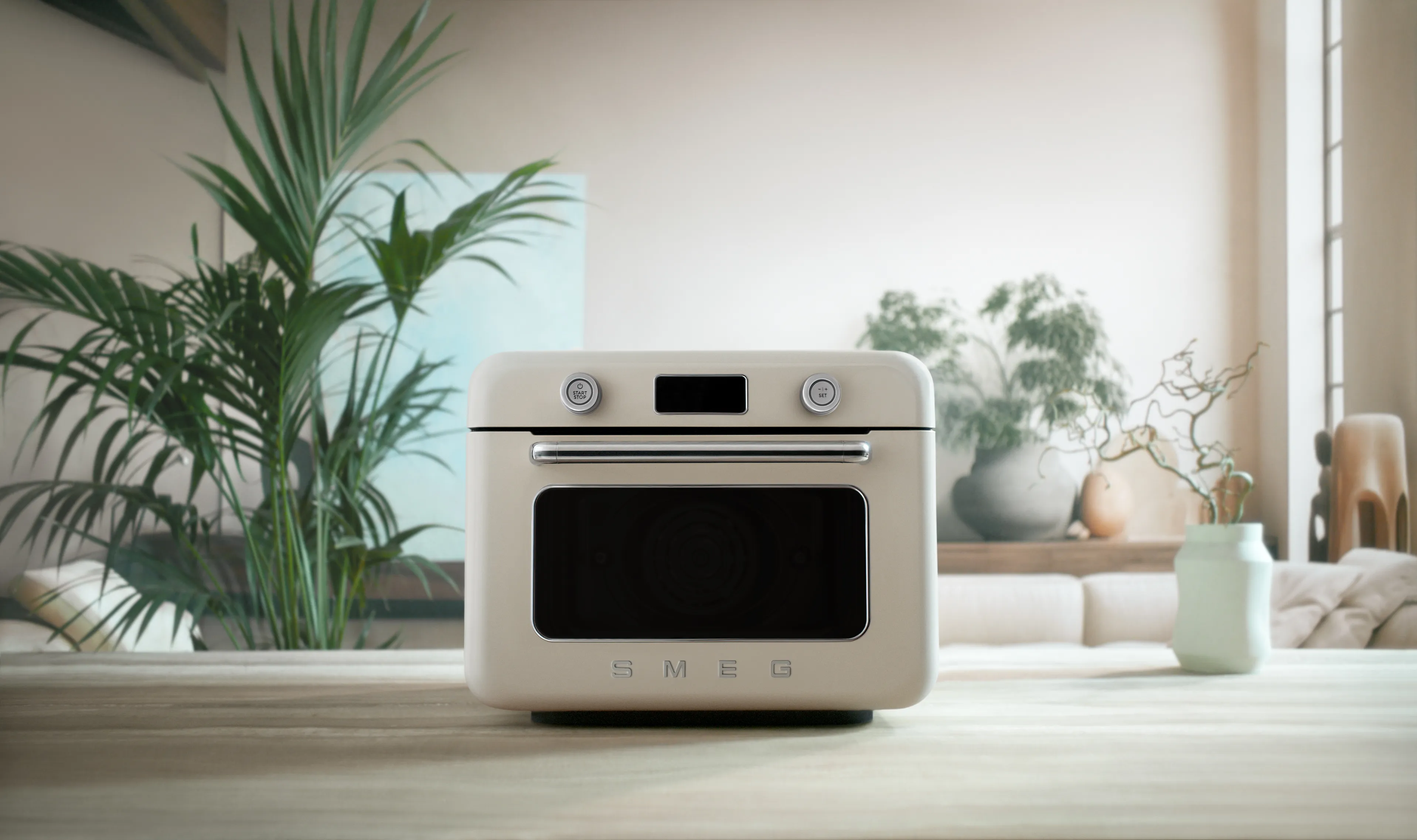 Smeg COF01CREU, 30 l, 1800 W, airfryer, Cream