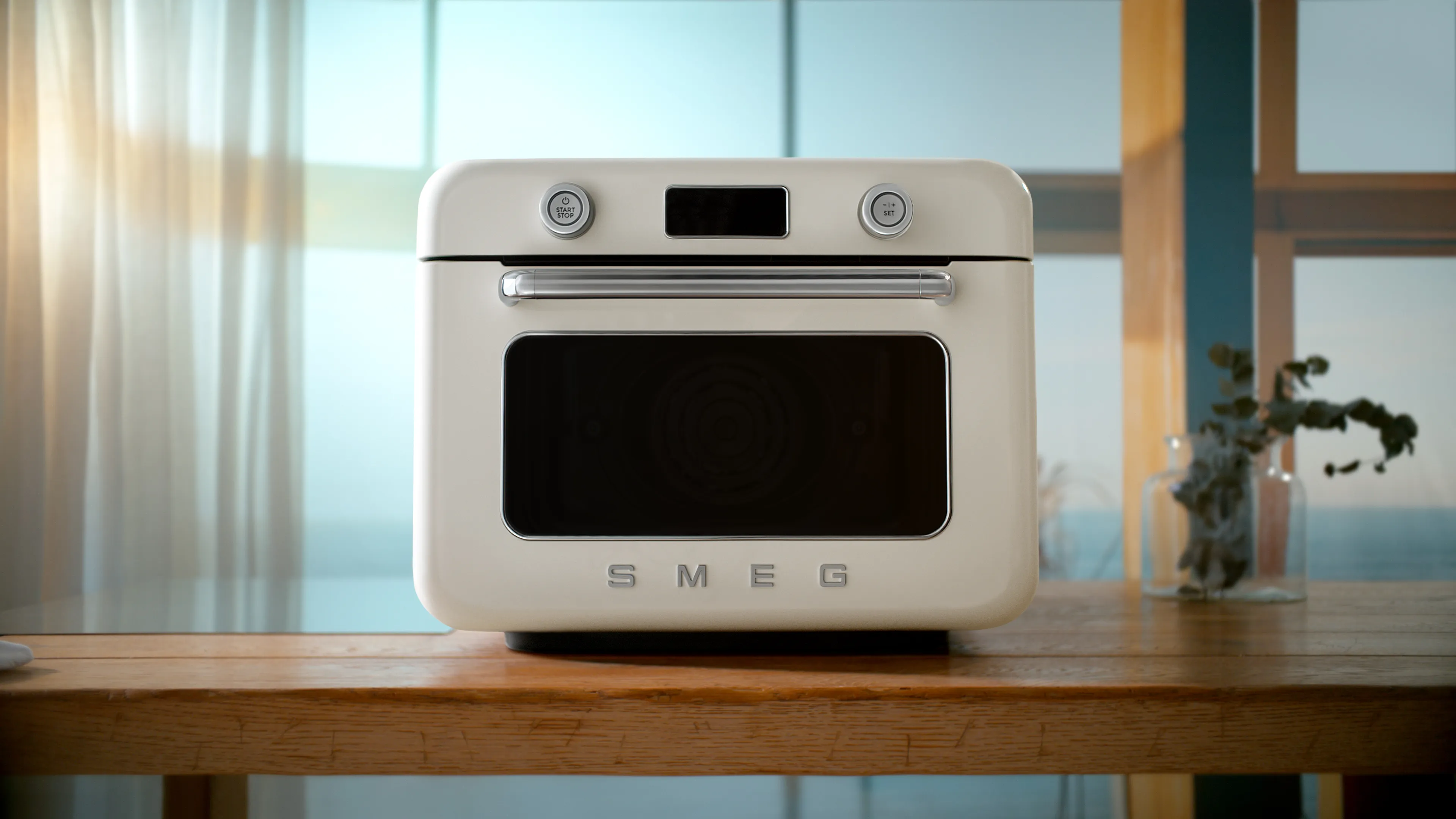 Smeg COF01CREU, 30 l, 1800 W, airfryer, Cream