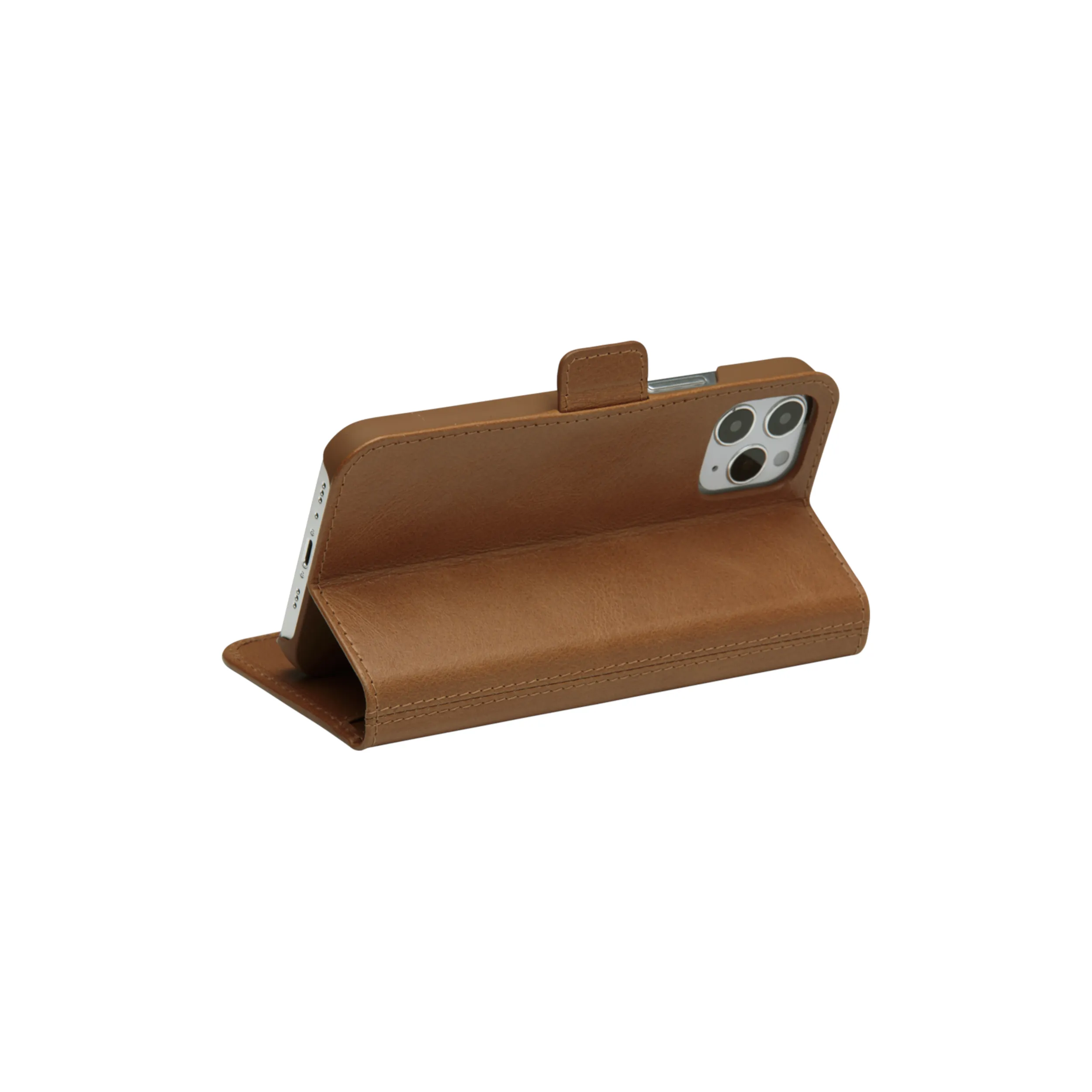 Dbramante1928 Copenhagen Slim, iPhone 12 / 12 Pro - Wallet Case, Tan