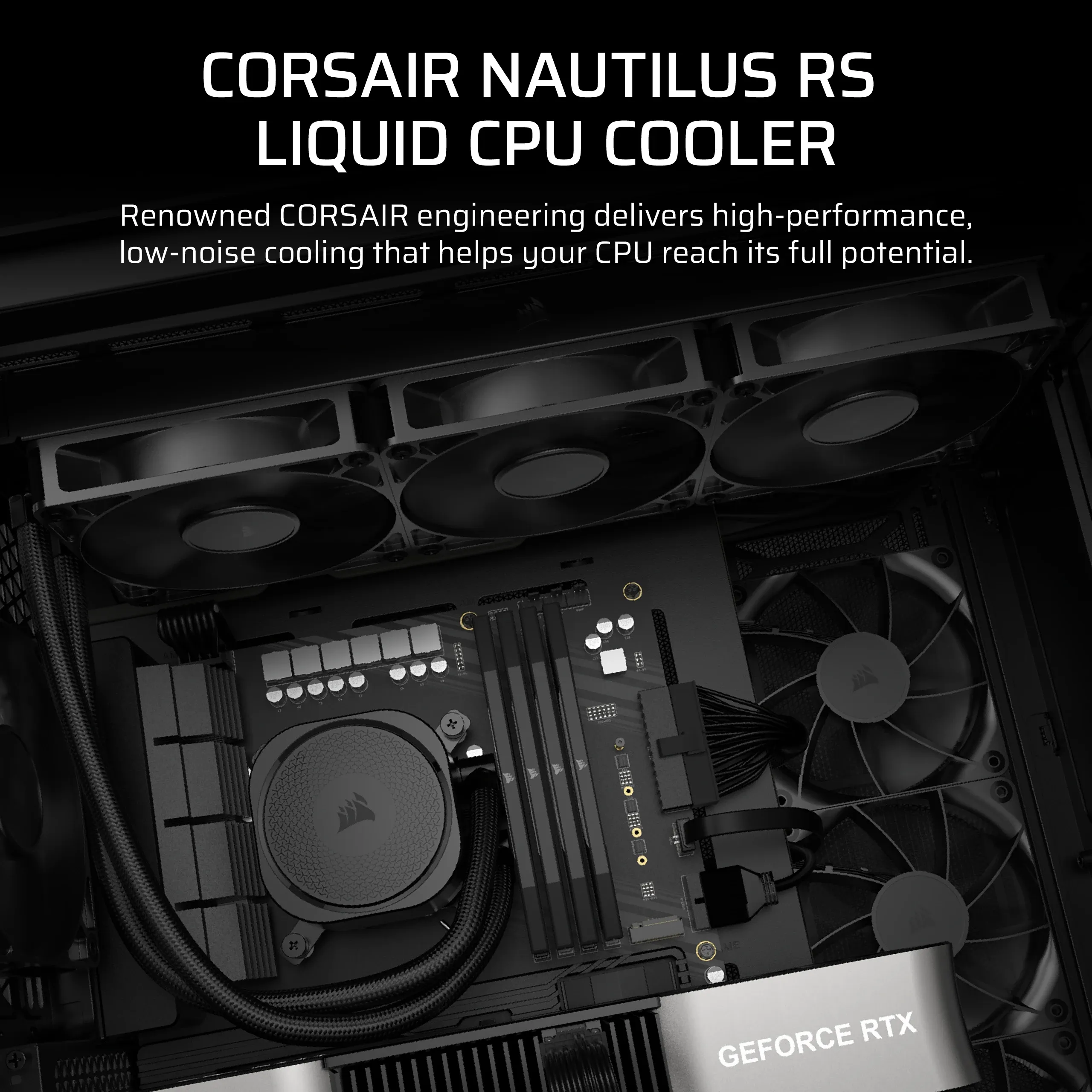 Corsair NAUTILUS 240 - liquid cooler, black