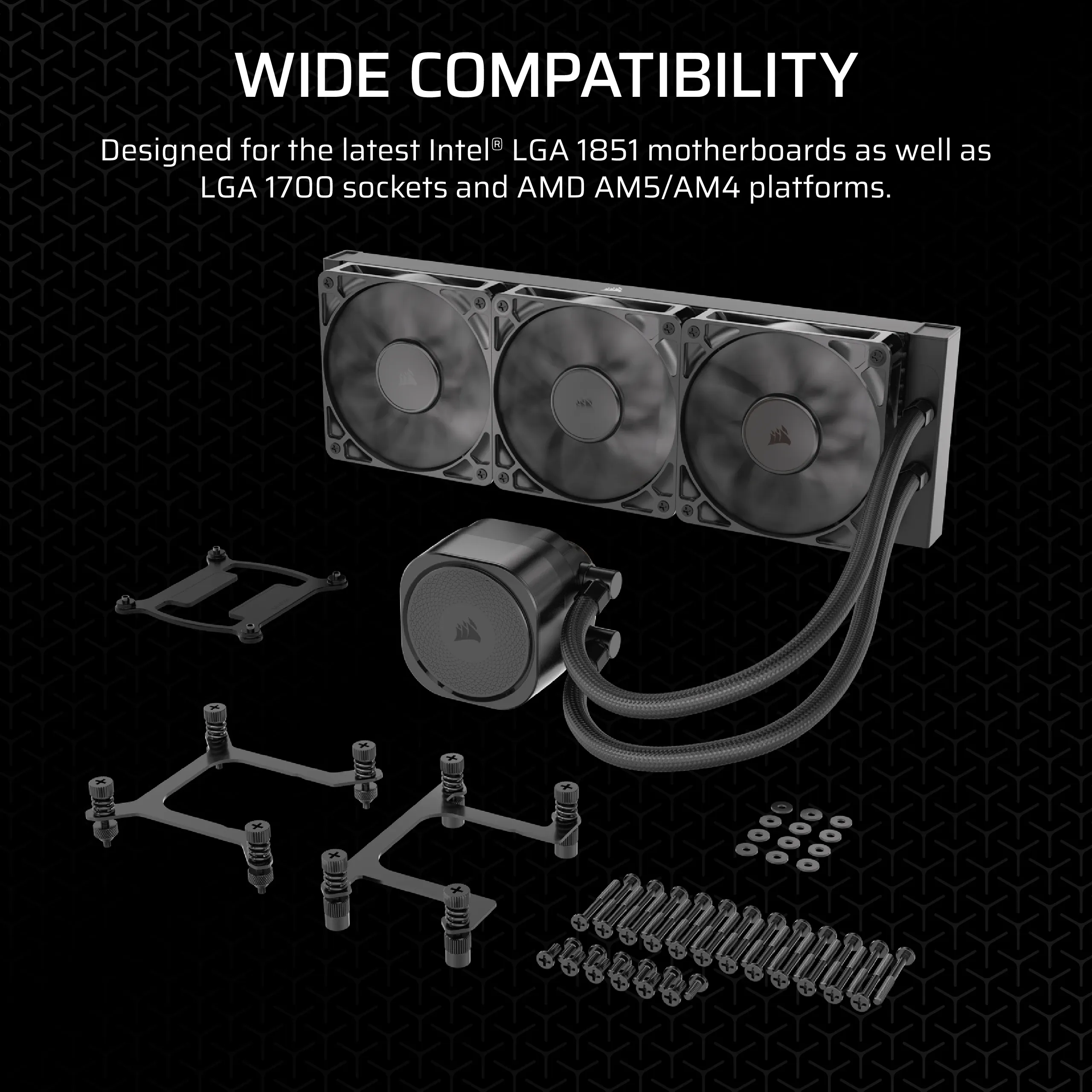 Corsair NAUTILUS 360 - liquid cooler, black