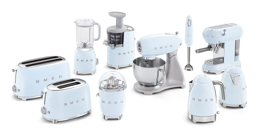 Smeg 50's Style ECF01PBEU - espressomaskin, Blå