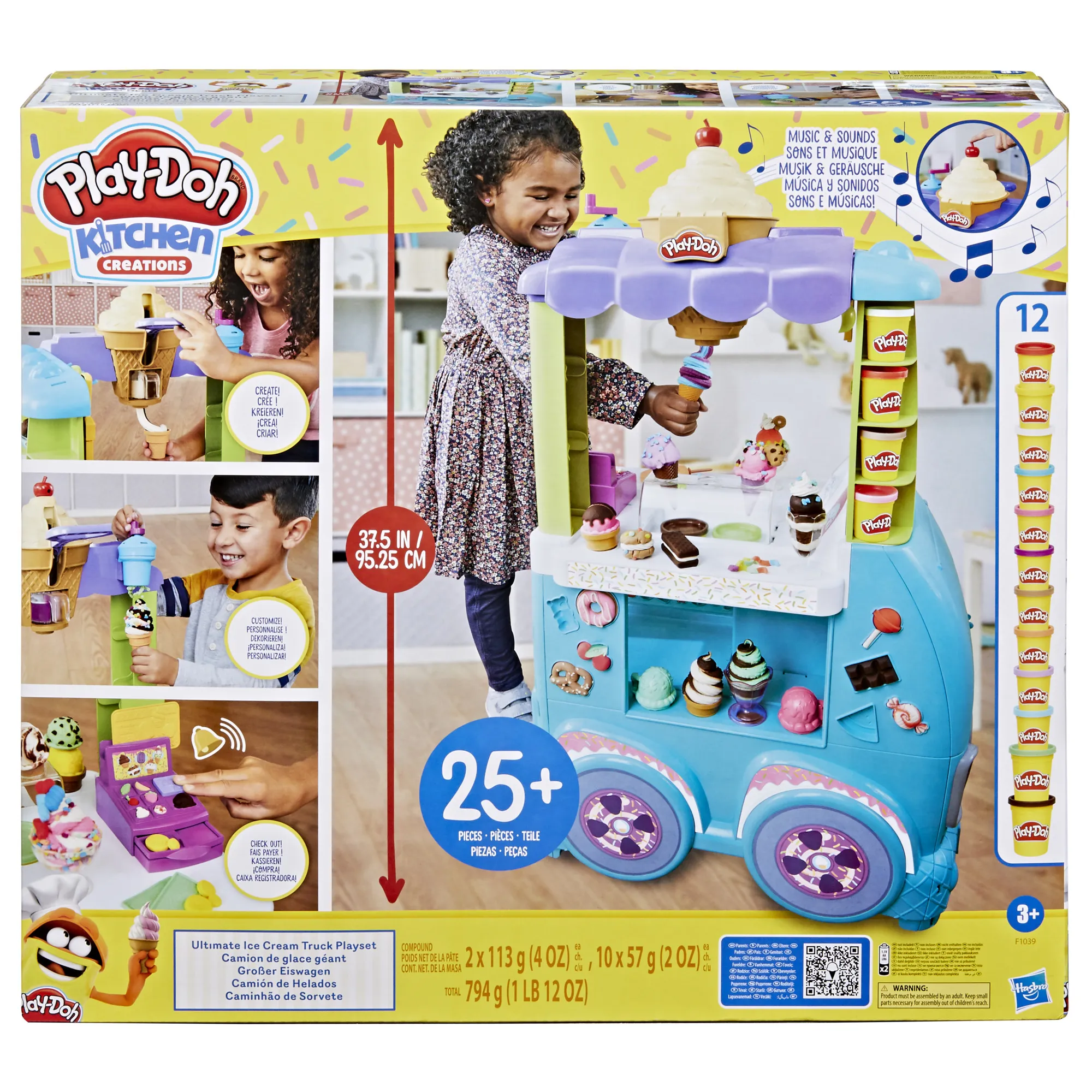 Play-Doh Kitchen Creations Playset Ultimate Ice Cream Truck