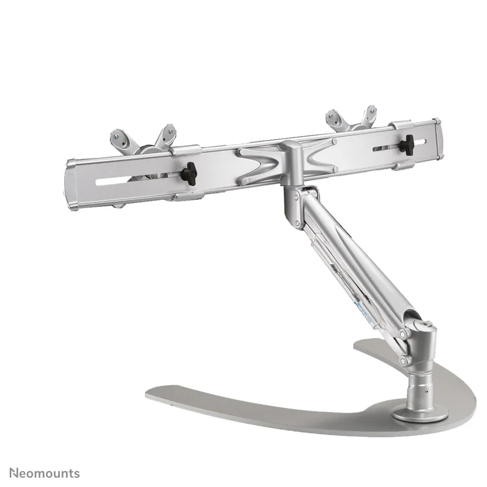 Neomounts by Newstar FPMA-D940DD Desk Mount, for 2 monitors, 10-24", with gas spring, 7kg, Silver