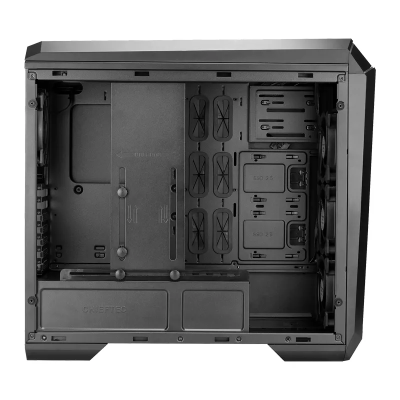 Chieftec GL-02B-OP Scorpion II mATX/ATX, No PSU, Black