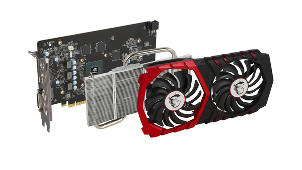 MSI GeForce GTX 1050 Gaming 2GB -n&auml;yt&ouml;nohjain