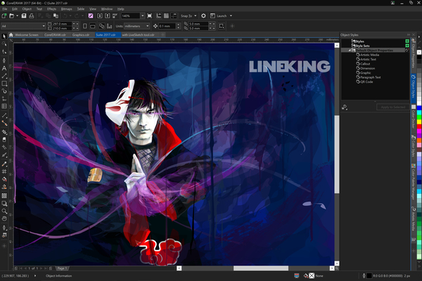 CORELDRAW Graphics Suite 2017 Single User Upgrade License (ML)