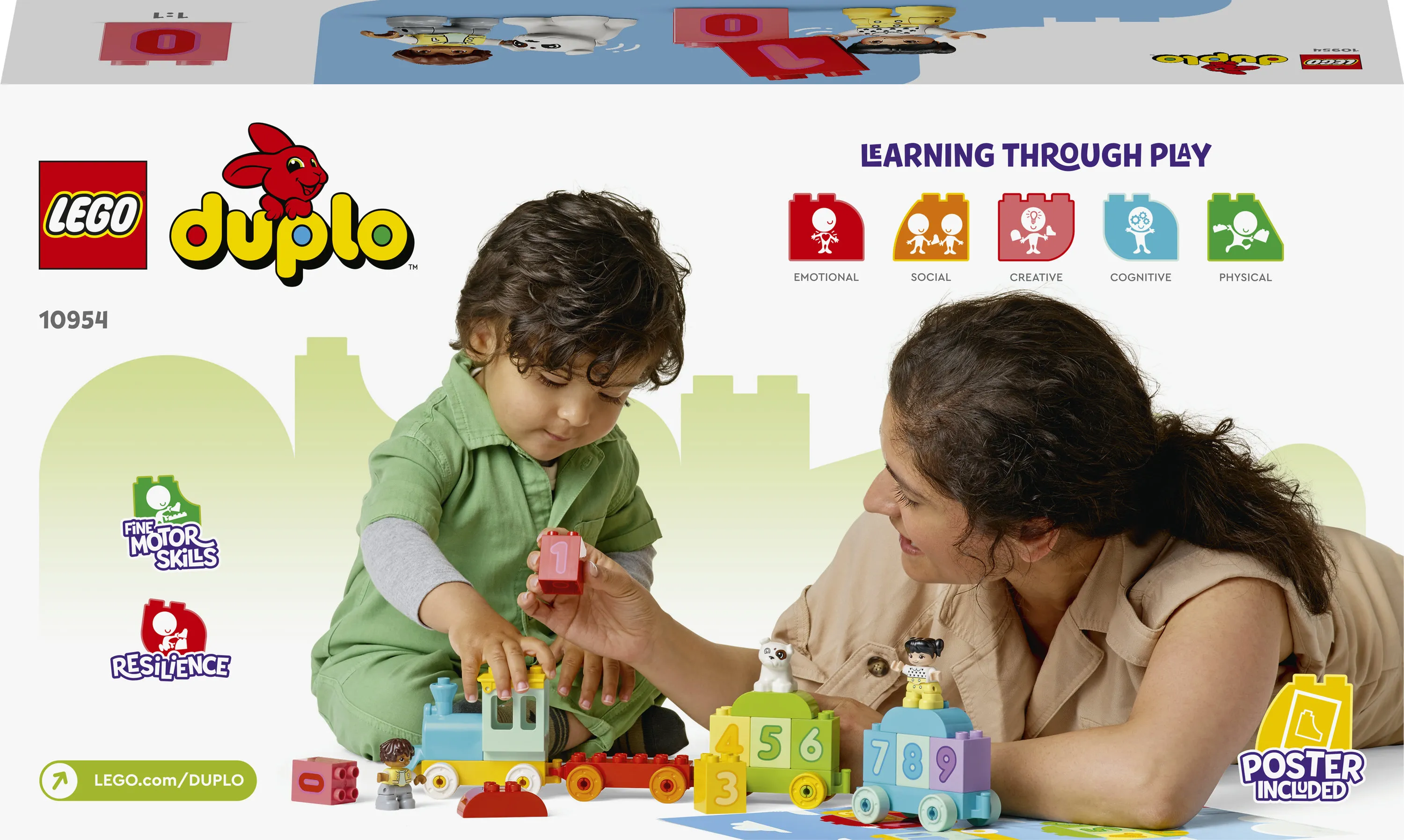 LEGO DUPLO Nummert&aring;g L&auml;r dig r&auml;kna 10954