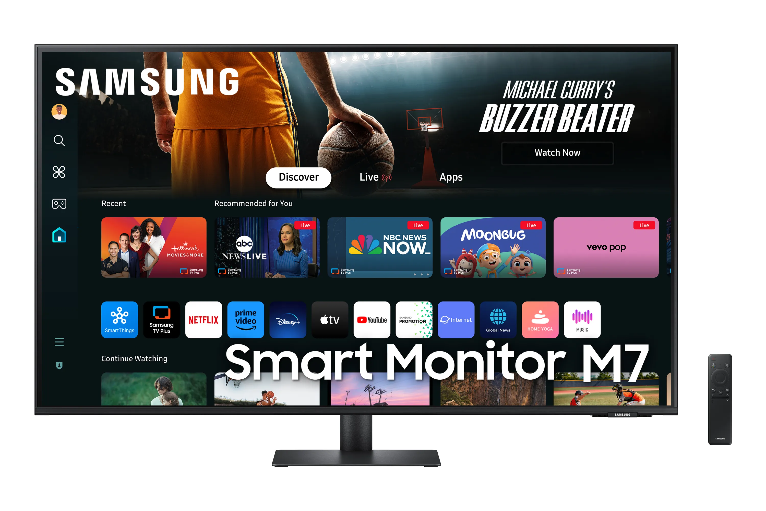 Samsung Smart Monitor M7 M70D 43&quot; UHD, VA - monitor