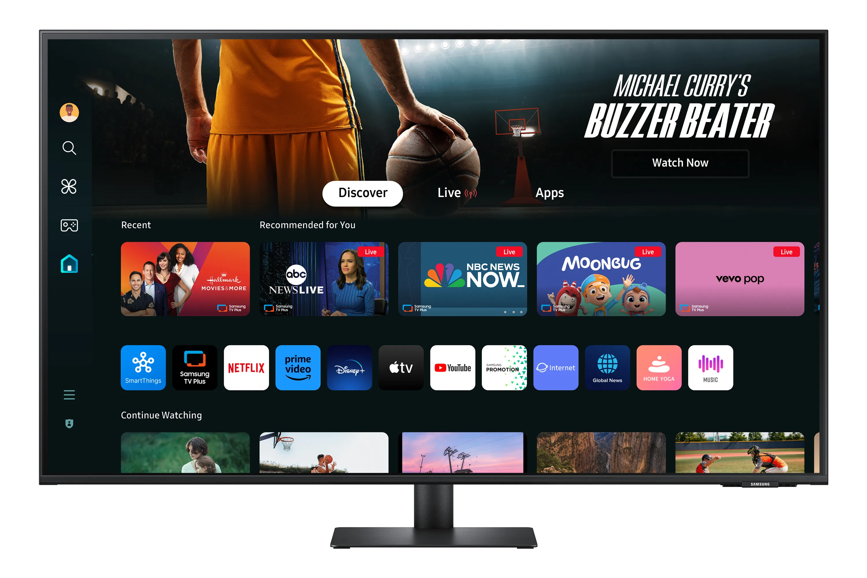 Samsung Smart Monitor M7 M70D 43&quot; UHD, VA - monitor