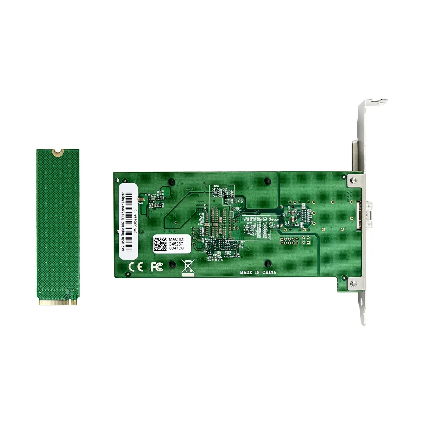 MicroConnect MC-M.2M-X520 10 Gigabit Ethernet SFP+ - Network Card
