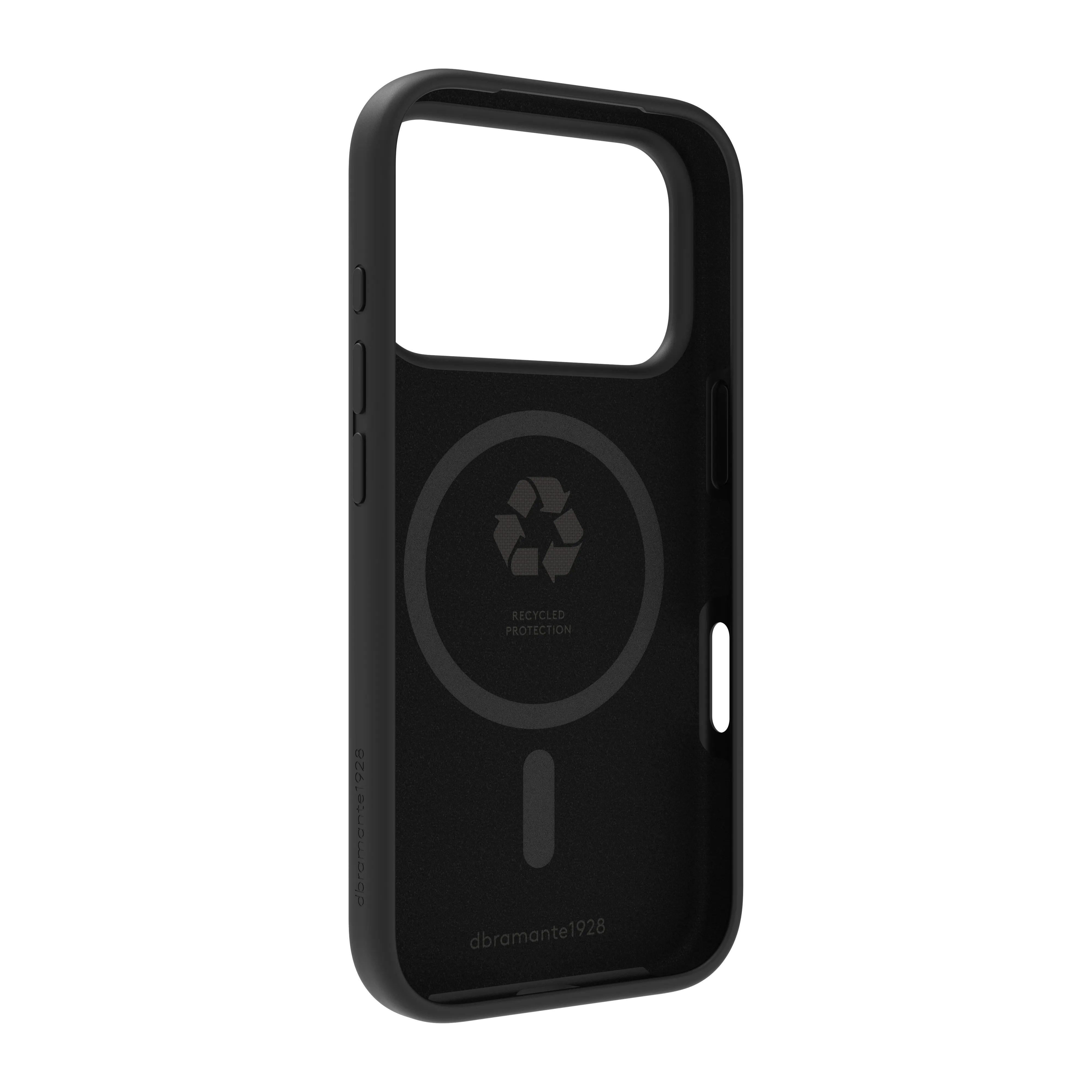 dbramante1928 Monaco MS MagSafe Case for iPhone 17 Pro, Night Black