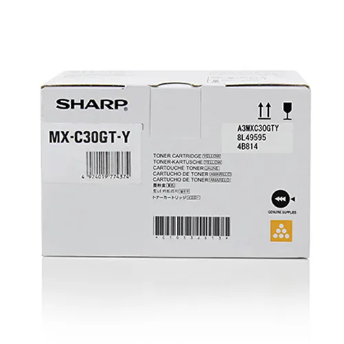 Sharp MXC30GTB yellow toner 6K