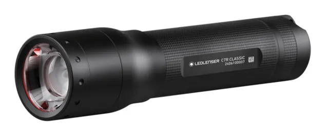 LEDLENSER C7R Classic, 2500 mAh, 1000 lm, ficklampa