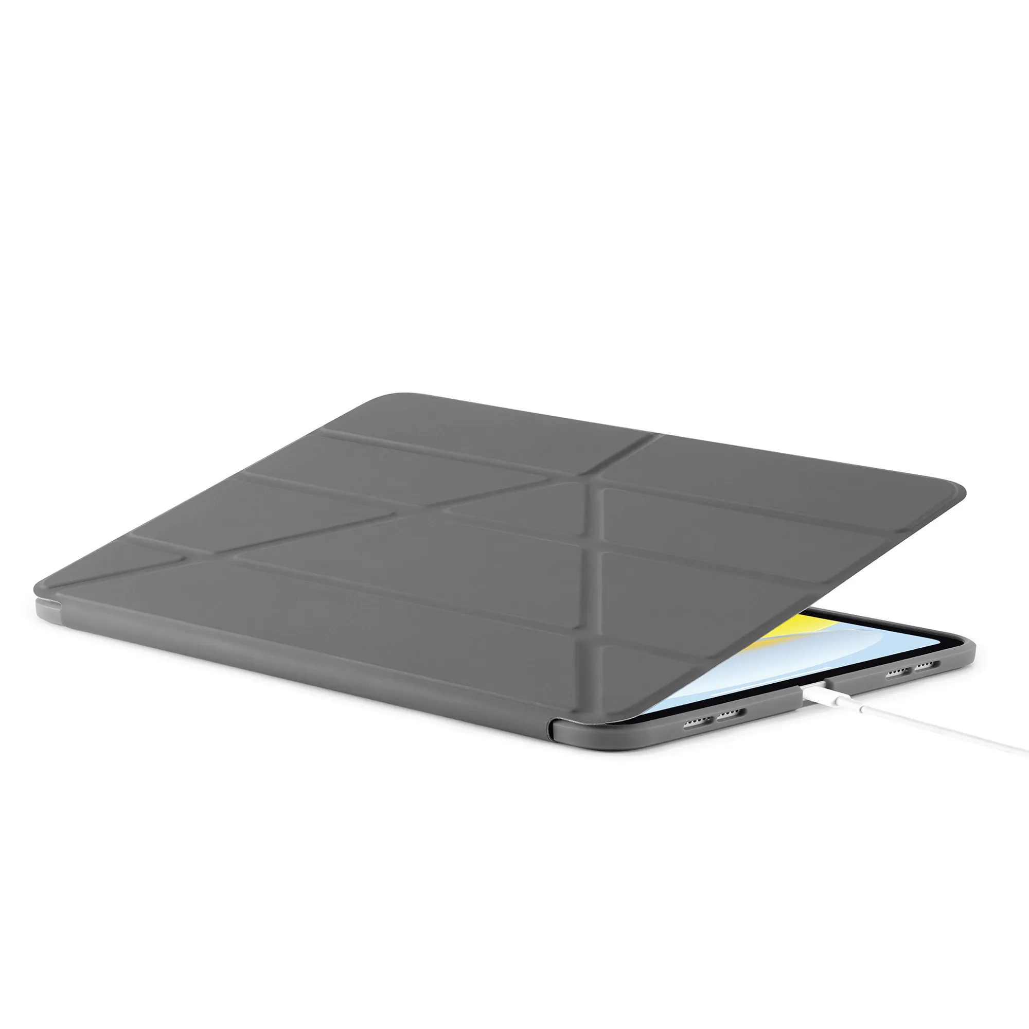 Pipetto Origami No1, iPad 10.9" (10 Gen.) - Protective Case, Grey