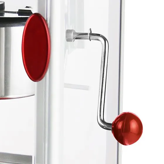 Emerio POM-120650 Popcorn-kone, 360 W, 50 g, Punainen ja hopea