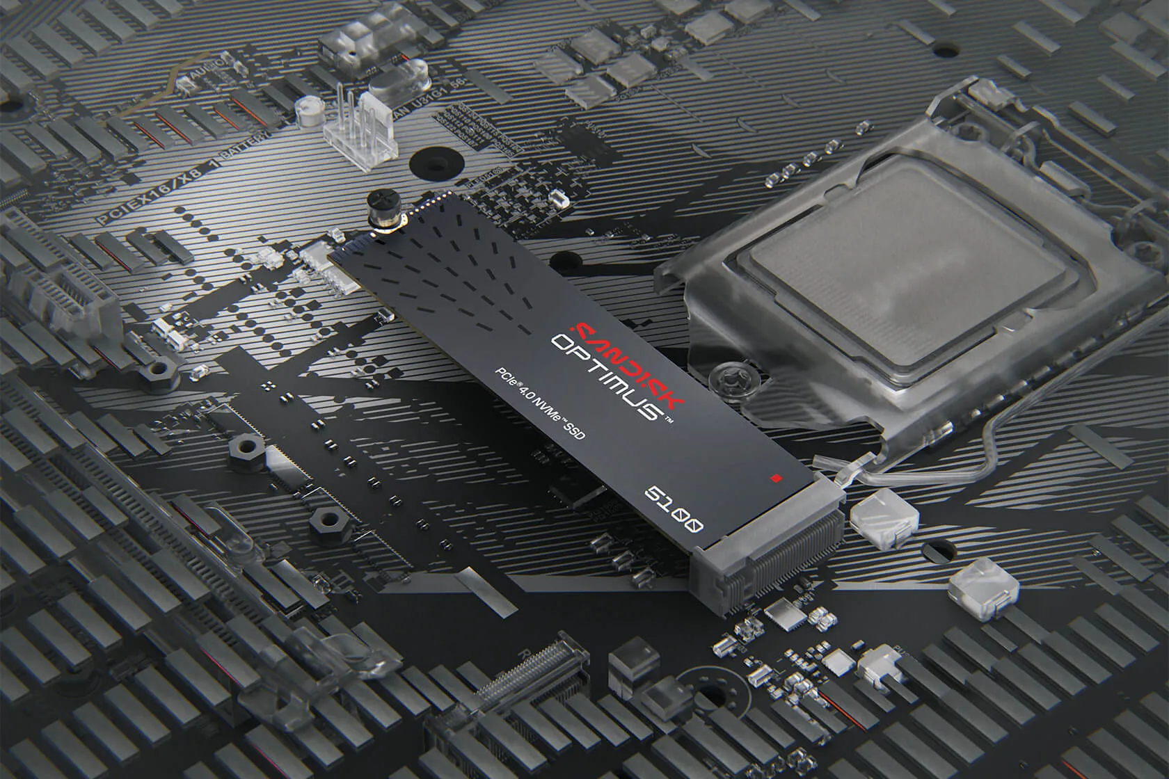 SanDisk Optimus 5100 1 TB NVMe SSD-disk M.2 2280