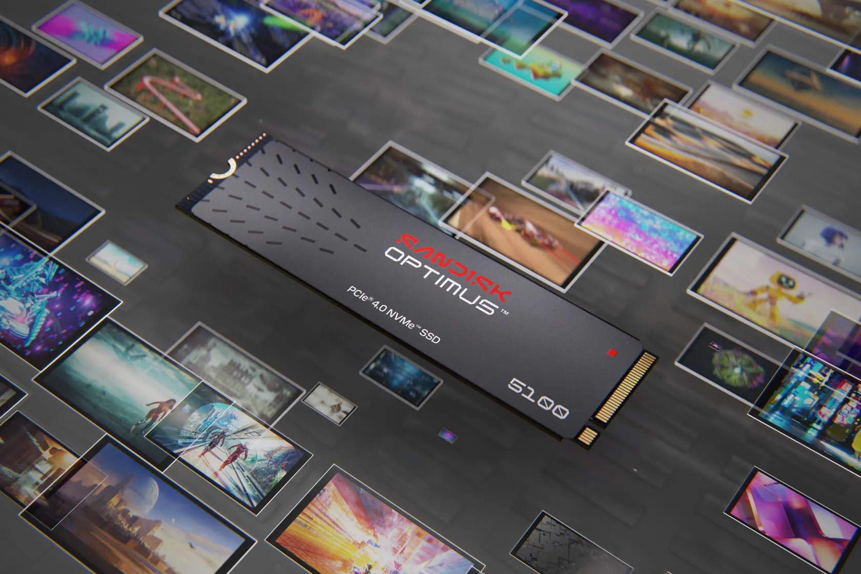 SanDisk Optimus 5100 2 TB M.2 NVMe PCI Express 4.0 intern SSD