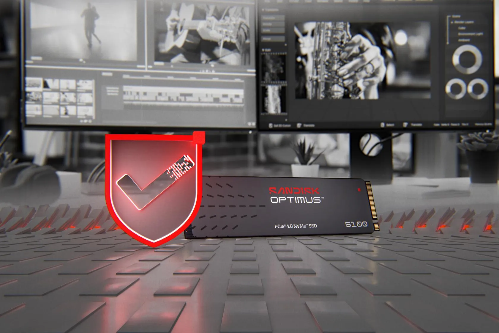 SanDisk Optimus 5100 2 TB M.2 NVMe PCI Express 4.0 intern SSD