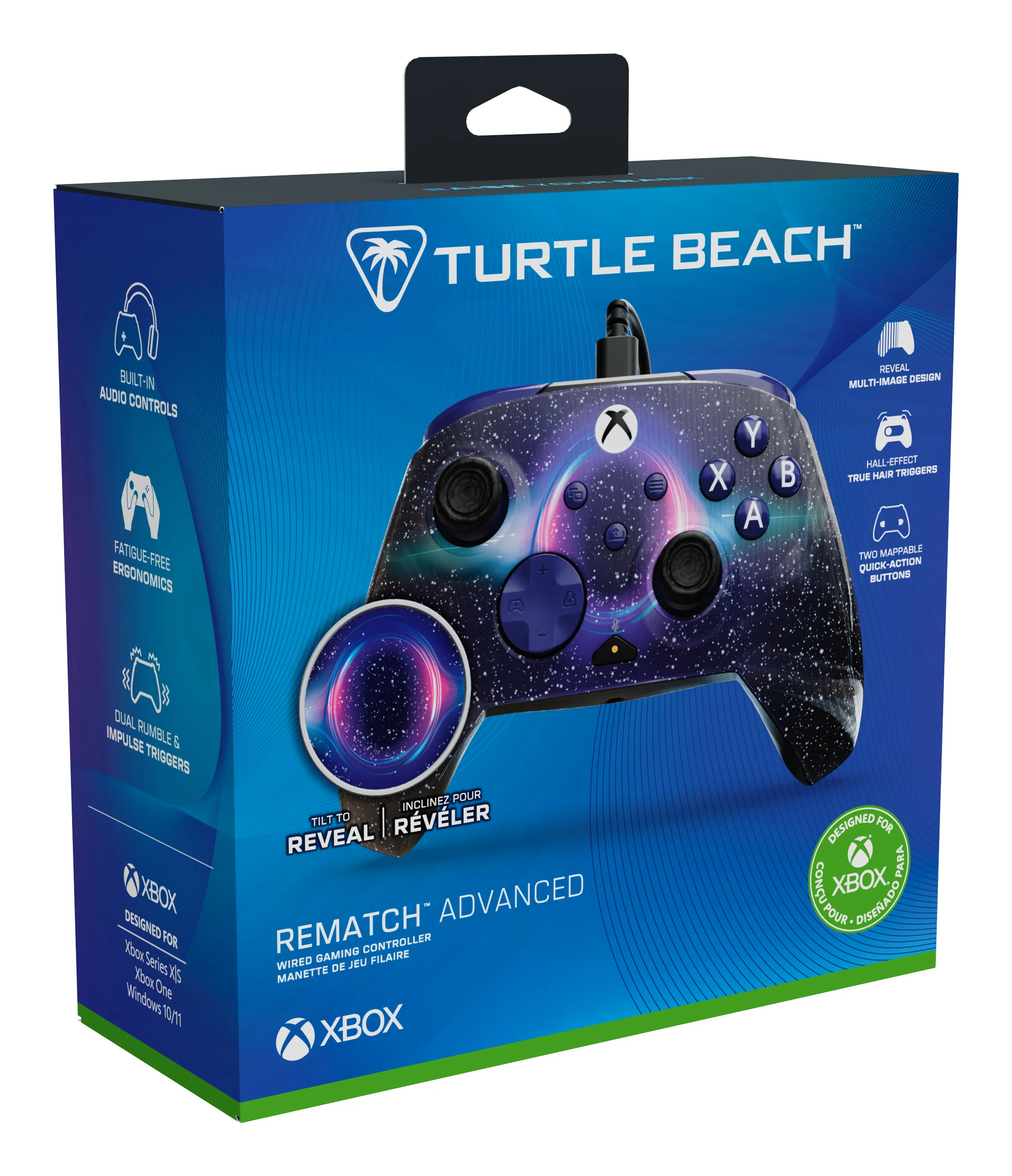 Turtle Beach Rematch Advanced Wired Gaming Controller (Xbox Series X/S, Xbox One & PC) - Dark Cosmos