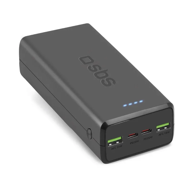 SBS TTBB30000PD20K 30000 mAh, 20W - powerbank, Black