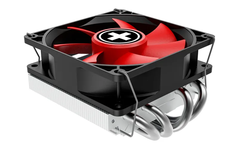Xilence Performance C I404T, 92 mm CPU Cooler, Black with red accents