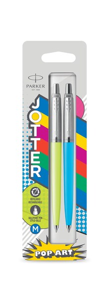 Jotter Originals 60's Pop Art Ballpen M Blue, Lime,Sky-blue