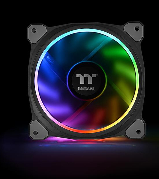 Thermaltake Riing Plus 14, RGB, 140mm - case fan, black, 5pcs