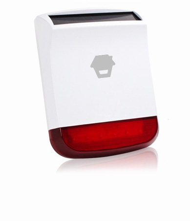 Chuango DPS-26 valesireeni. Tehokas ja edullinen tapa pit&auml;&auml; vorot loitolla. Kopio aidosta DPS-260 sireenist&auml;. Valesireenin LED -valo v&auml;l&auml;ht&auml;&auml; 5s v&auml;lein n&auml;ytt&auml;en