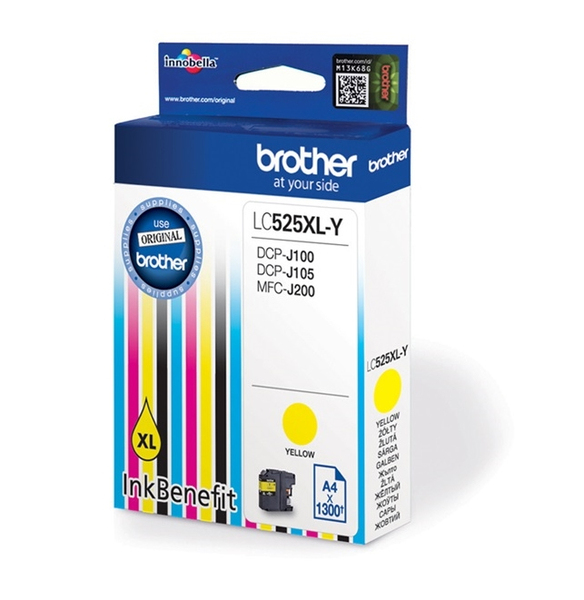 Brother  LC525XLY - ink cartridge, Yellow Brother  LC525XLY - ink cartridge, Yellow