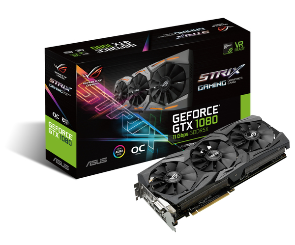 ASUS GeForce GTX 1080 ROG STRIX O8G 11GBPS