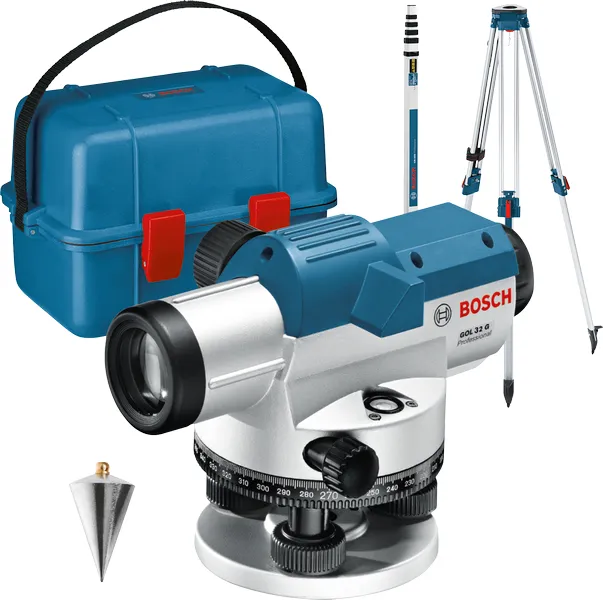 Bosch GOL 32 G Professional -optinen tasons&auml;&auml;din