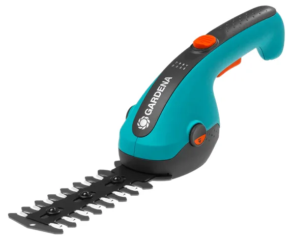 GARDENA Cordless Grass Shears ClassicCut Li, 3.6V (turquoise/black, Li-Ion battery 2.5Ah)