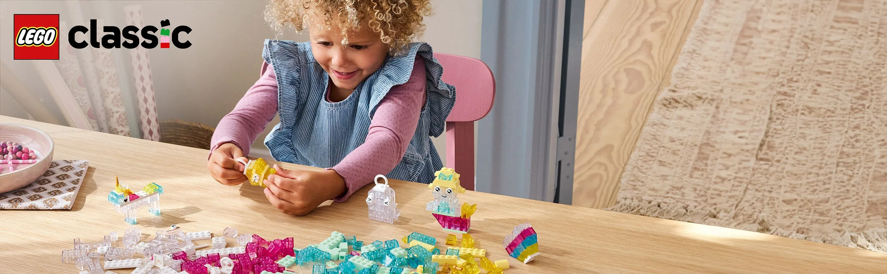 LEGO Classic Transparenta Klossar Magisk L&aring;da 11040