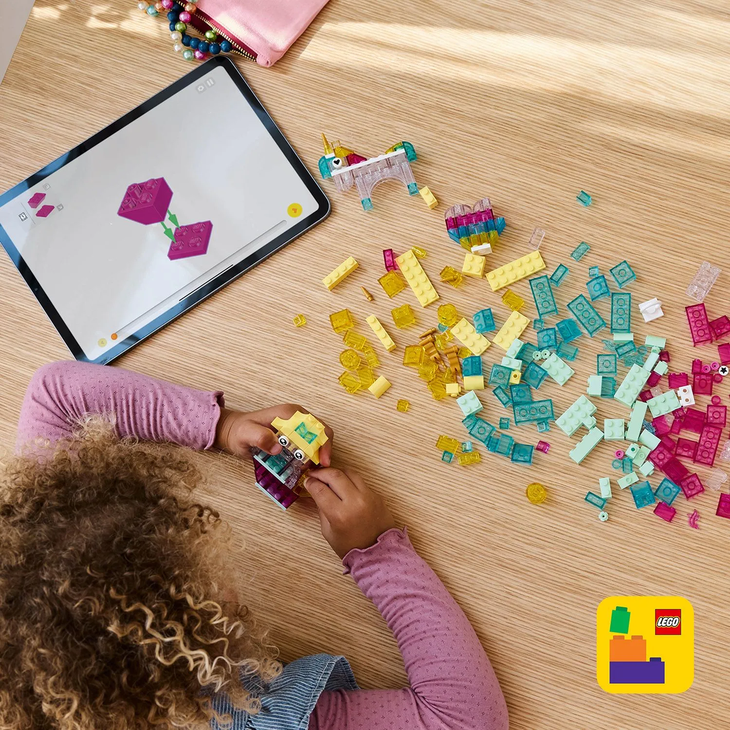 LEGO Classic Transparenta Klossar Magisk L&aring;da 11040