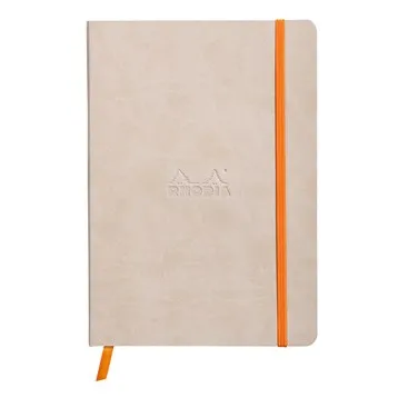 Rhodiarama soft A5 beige ruled ivory