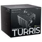 TRYX TURRIS 620 processorkylare med 5-tums IPS-display, 2x 120 mm, svart
