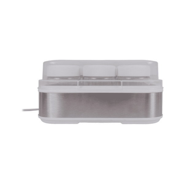 Steba JM 2 Yogurt Maker, 2.4 L, 21 W, Stainless steel/White