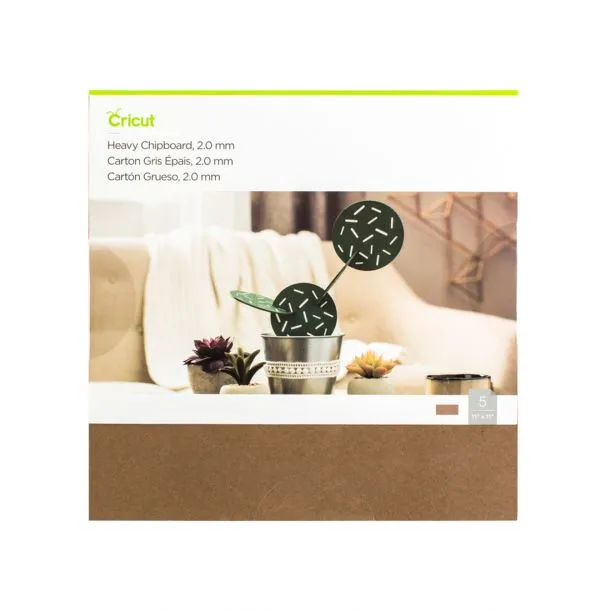 Cricut Heavy Chipboard, 28 x 28 cm, 5 pcs