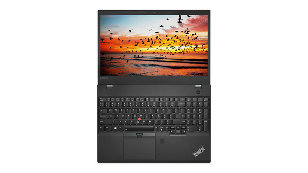 Lenovo 15.5" ThinkPad T570, 256GB, Win 10 Pro kannettava, musta