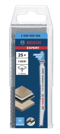 Bosch EXPERT Jigsaw Blades T308BF Hardwood 2-side clean