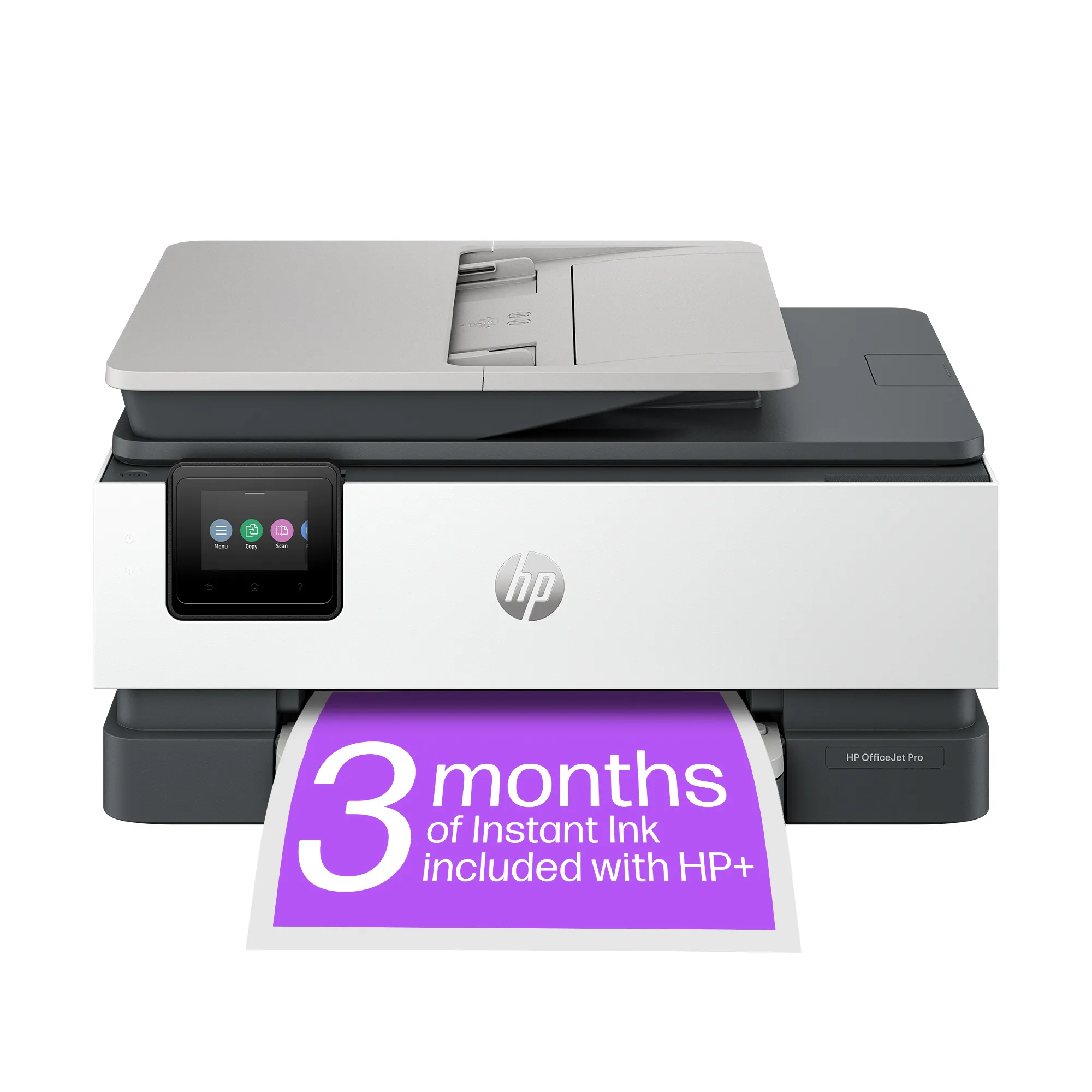 HP Officejet Pro 8124e All-in-One MFP colour ink-jet A4 12ppmcopy 20ppmprint 225 sheets USB 2.0 LAN Wi-Fi light cement